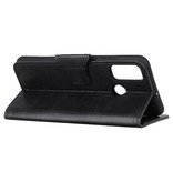 Pull Up PU Leather Bookstyle for Samsung Galaxy M31 Black