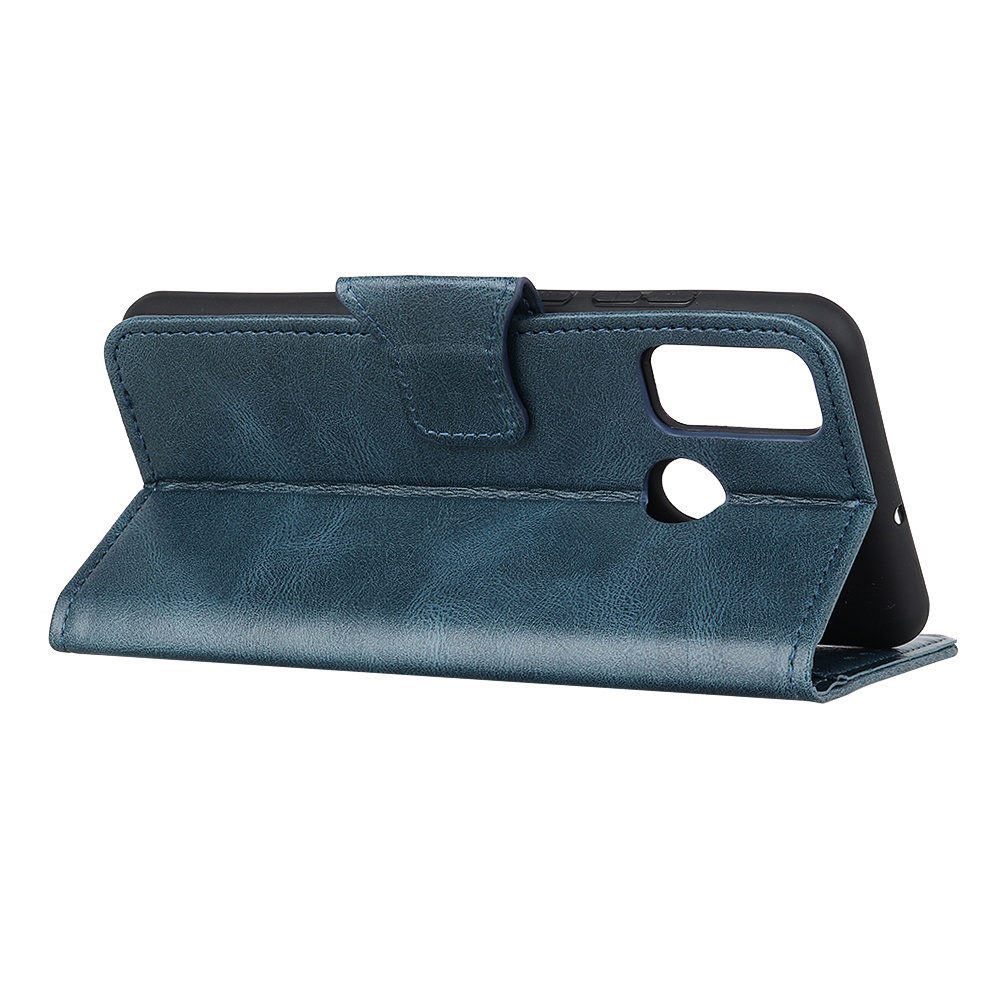 Pull Up PU Leather Bookstyle for Samsung Galaxy M31 Blue