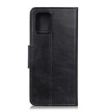 Pull Up PU Bookstyle in pelle per iPhone 11 Pro nero