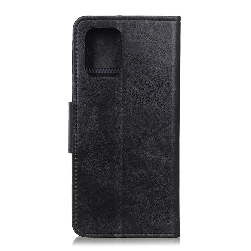 Pull Up PU Leder Bookstyle voor iPhone 11 Pro Max Zwart