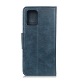 Pull Up PU Bookstyle in pelle per iPhone 11 Pro Max Blue