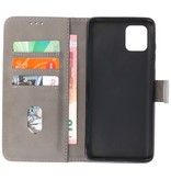 Bookstyle Wallet Cases Hoes voor Galaxy Note 10 Lite Grijs