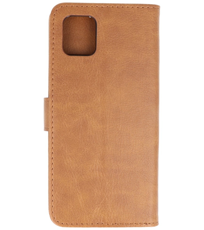 Bookstyle Wallet Cases Hoes voor Galaxy Note 10 Lite Bruin