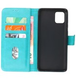 Bookstyle Wallet Cases Cover til Samsung Galaxy Note 10 Lite Green