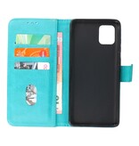 Custodia a portafoglio per Samsung Galaxy Note 10 Lite verde