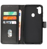 Bookstyle Wallet Cases Taske til Samsung Galaxy A11 Sort