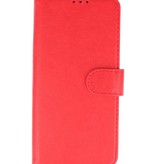 Étui Portefeuille Bookstyle pour Samsung Galaxy A11 Rouge