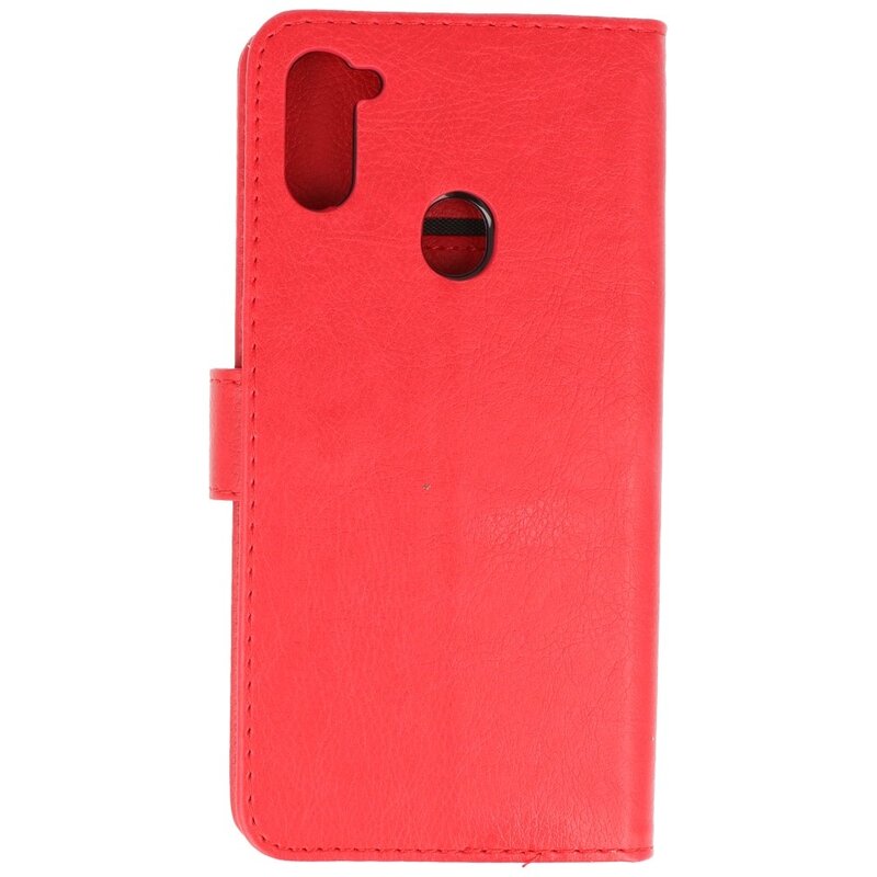 Custodia a portafoglio per Samsung Galaxy A11 rossa