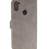 Bookstyle Wallet Cases Hülle für Samsung Galaxy A11 Grau
