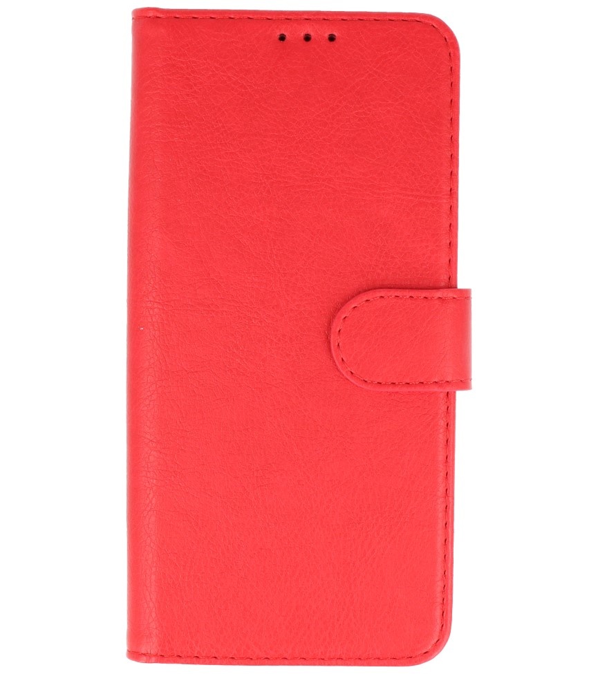 Étui Portefeuille Bookstyle pour Samsung Galaxy A21 Rouge