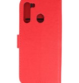 Bookstyle Wallet Cases Case for Samsung Galaxy A21 Red