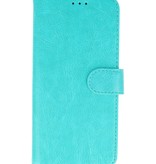 Bookstyle Wallet Cases Hülle für Samsung Galaxy A21 Green