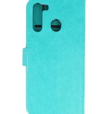 Bookstyle Wallet Cases Hoesje voor Samsung Galaxy A21 Groen