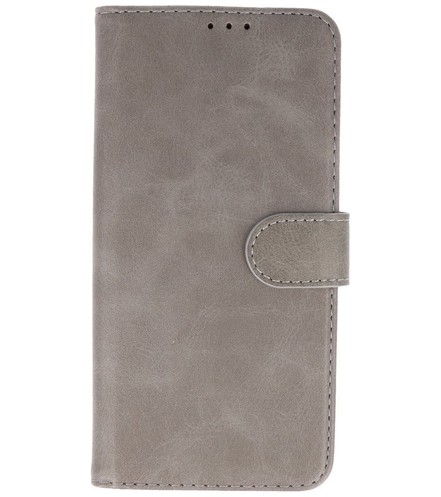 Funda Estuche Bookstyle Wallet para Samsung Galaxy A21 Gris