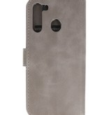 Étui Portefeuille Bookstyle pour Samsung Galaxy A21 Gris