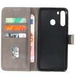 Bookstyle Wallet Cases Taske til Samsung Galaxy A21 Grey