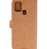 Bookstyle Wallet Cases Case for Samsung Galaxy A21s Brown