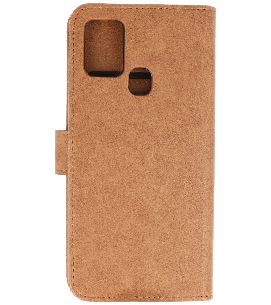 Bookstyle Wallet Cases Case for Samsung Galaxy A21s Brown