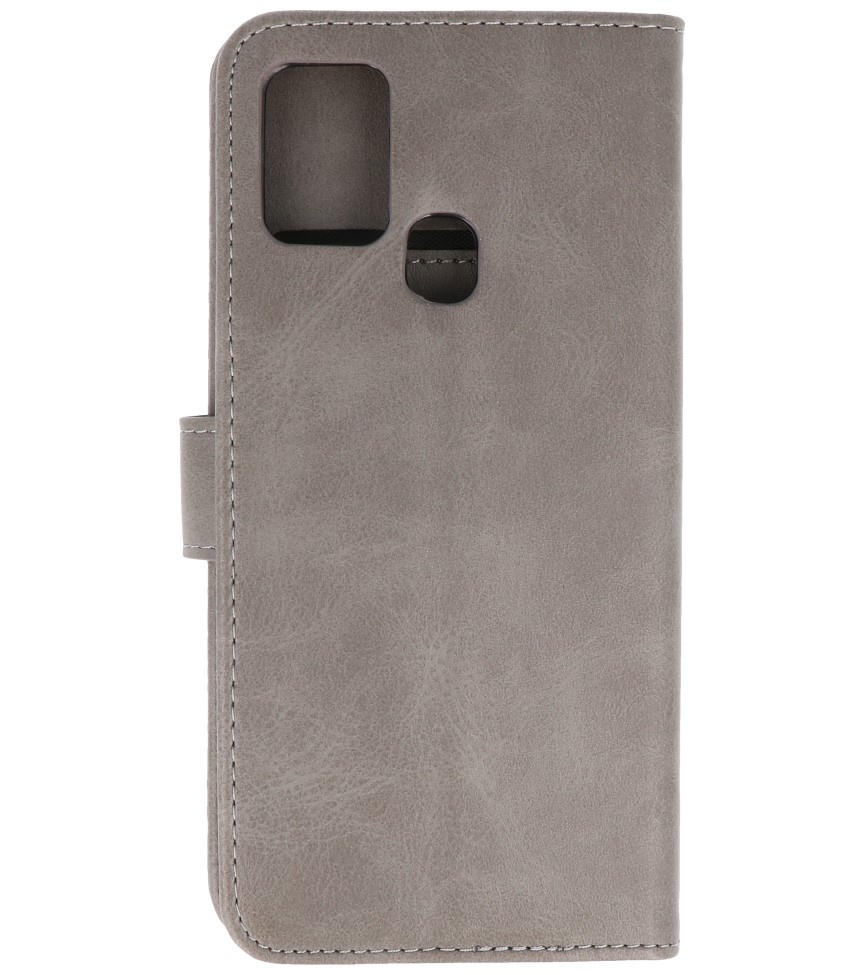 Bookstyle Wallet Cases Case for Samsung Galaxy A21s Gray