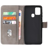 Bookstyle Wallet Cases Case for Samsung Galaxy A21s Gray