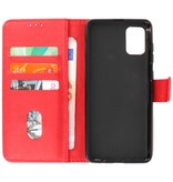 Bookstyle Wallet Cases Hoesje voor Samsung Galaxy A31 Rood