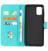 Bookstyle Wallet Cases Hoesje voor Samsung Galaxy A31 Groen