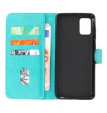 Étui Portefeuille Bookstyle pour Samsung Galaxy A31 Vert