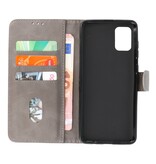 Bookstyle Wallet Cases Hoesje voor Samsung Galaxy A31 Grijs