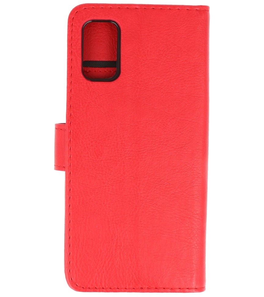 Bookstyle Wallet Cases Hoesje voor Samsung Galaxy A41 Rood