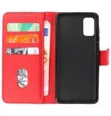 Bookstyle Wallet Cases Hoesje voor Samsung Galaxy A41 Rood