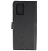 Etui Portefeuille de Luxe pour Samsung Galaxy S10 Lite Noir