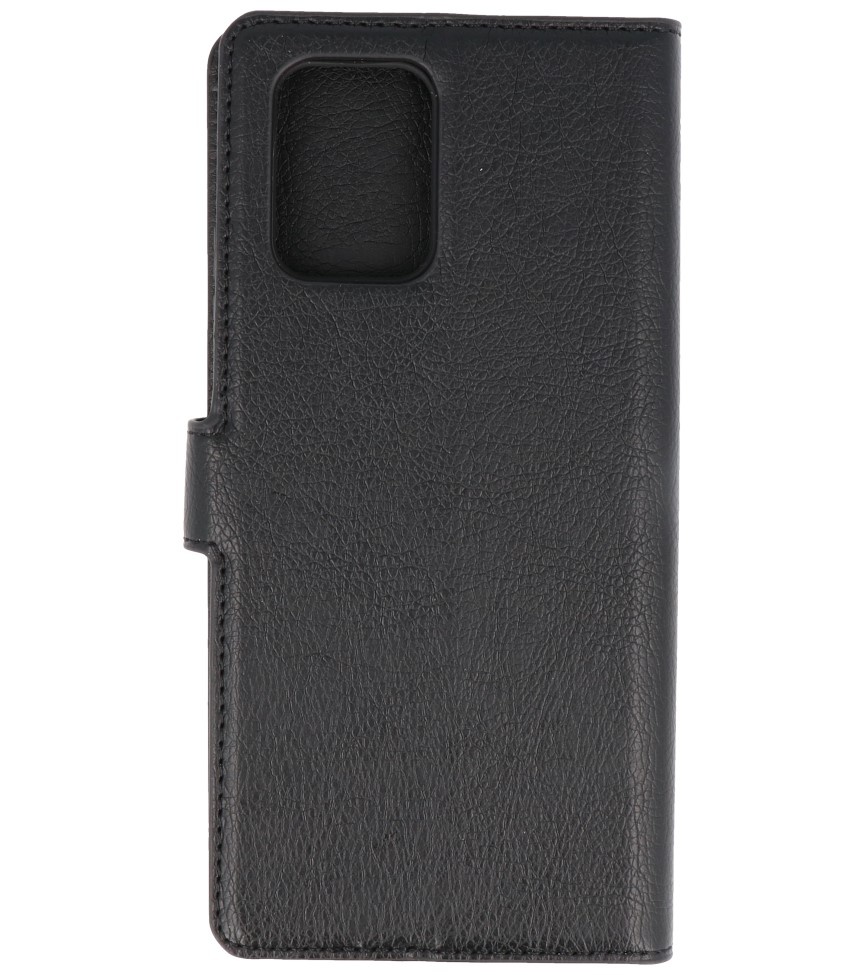 Luxe Portemonnee Hoesje voor Samsung Galaxy S10 Lite Zwart