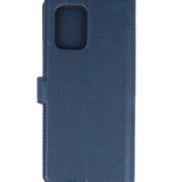 Estuche de lujo tipo billetera para Samsung Galaxy S10 Lite Navy