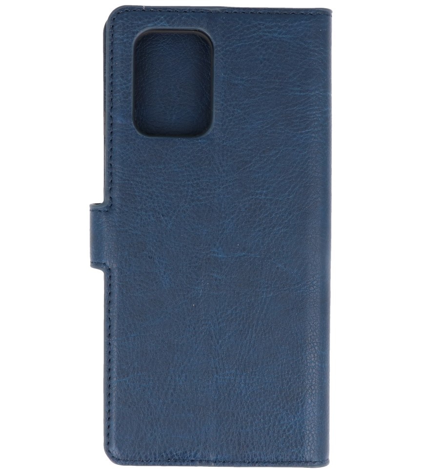 Luxe Portemonnee Hoesje voor Samsung Galaxy S10 Lite Navy