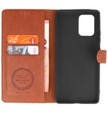 Luxury Wallet Case for Samsung Galaxy S10 Lite Brown