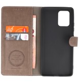 Luxe Portemonnee Hoesje voor Samsung Galaxy S10 Lite Grijs