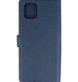 Étui portefeuille de luxe pour Samsung Galaxy Note 10 Lite Navy