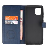 Luksus pungetui til Samsung Galaxy Note 10 Lite Navy