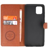 Luxury Wallet Case for Samsung Galaxy Note 10 Lite Brown