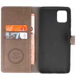 Etui Portefeuille de Luxe pour Samsung Galaxy Note 10 Lite Gris