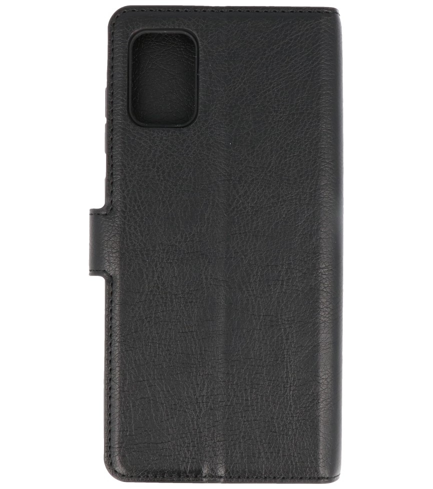 Etui Portefeuille de Luxe pour Samsung Galaxy A31 Noir