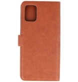 Luxury Wallet Case for Samsung Galaxy A31 Brown