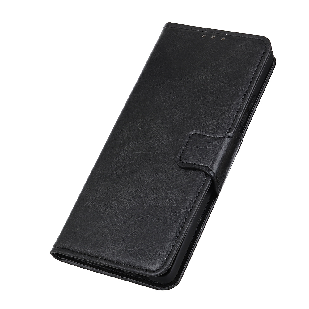 Pull Up PU Leather Bookstyle para Samsung Galaxy Note 20 Negro