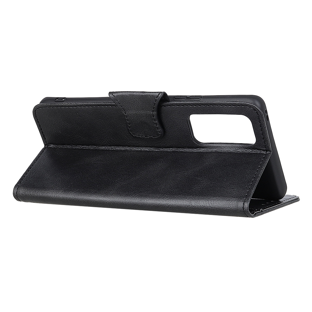 Pull Up PU Leather Bookstyle para Samsung Galaxy Note 20 Negro