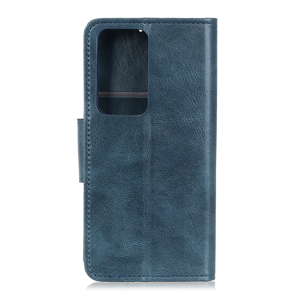 Tirez le style de livre en cuir PU pour Samsung Galaxy Note 20 Ultra Bleu