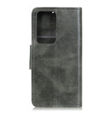 Pull Up PU Leather Bookstyle for Samsung Galaxy Note 20 Ultra Dark