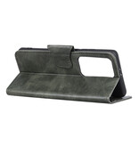 Pull Up PU Leder Bookstyle für Samsung Galaxy Note 20 Ultra Dark