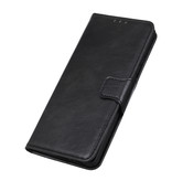 Pull Up PU Leather Bookstyle para OnePlus 8 Negro