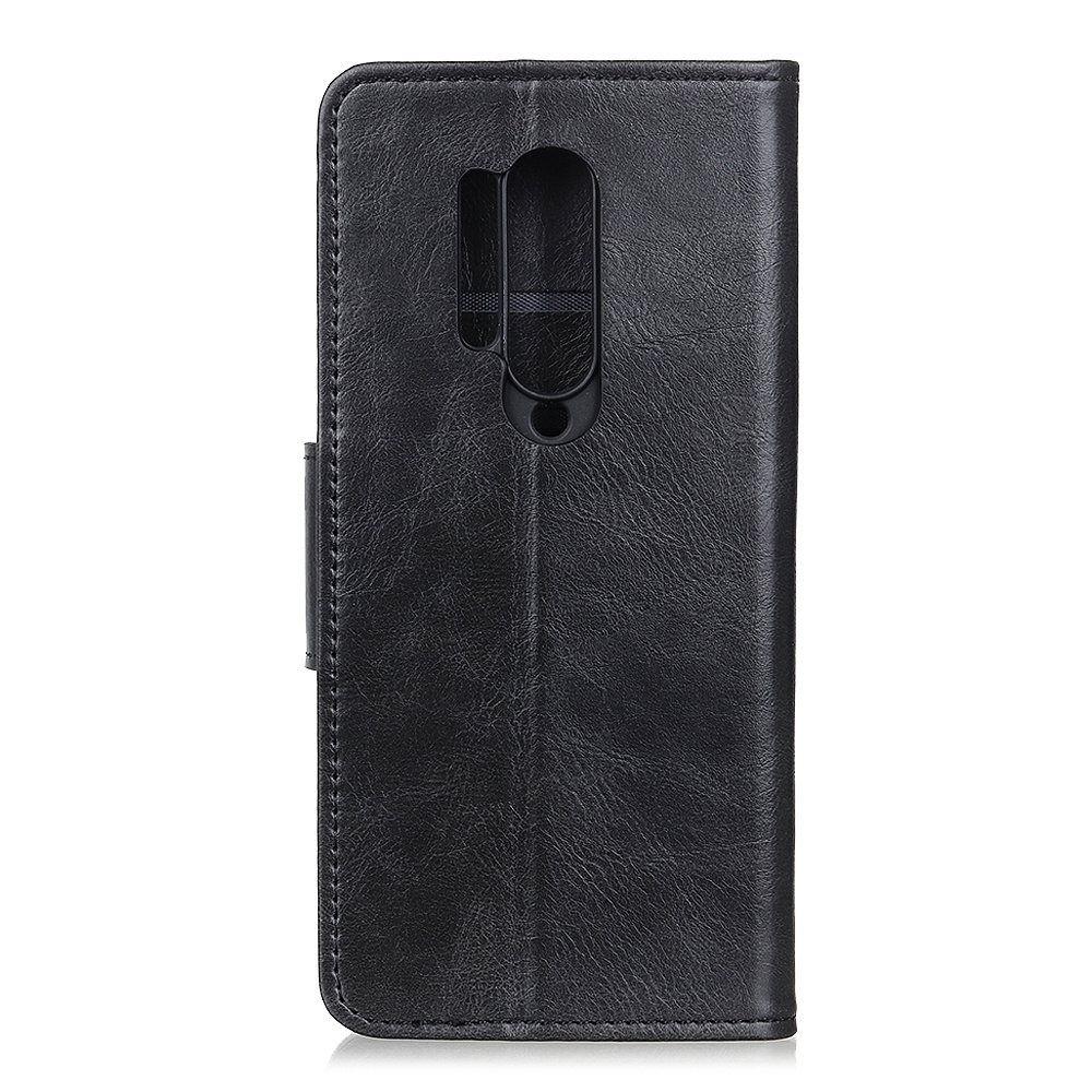 Pull Up PU Leather Bookstyle for OnePlus 8 Pro Black