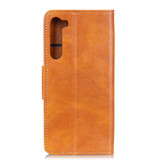 Pull Up PU Leather Bookstyle for OnePlus Nord Brown